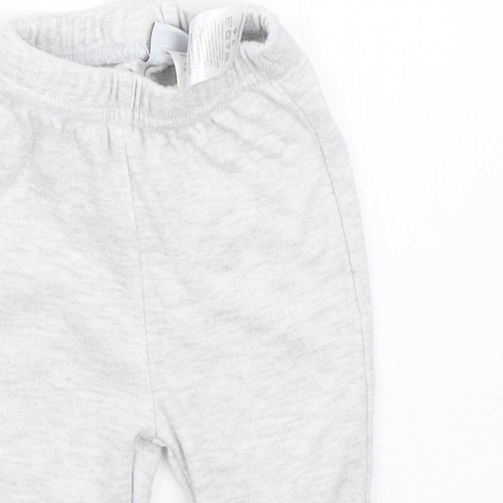 Rene Rafe Boys Grey   Jogger Trousers Size 3-6 Months