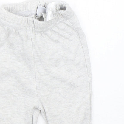 Rene Rafe Boys Grey   Jogger Trousers Size 3-6 Months