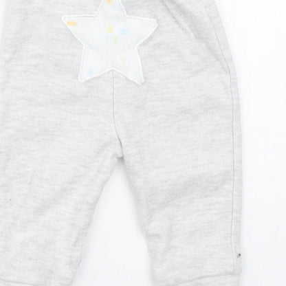 Rene Rafe Boys Grey   Jogger Trousers Size 3-6 Months