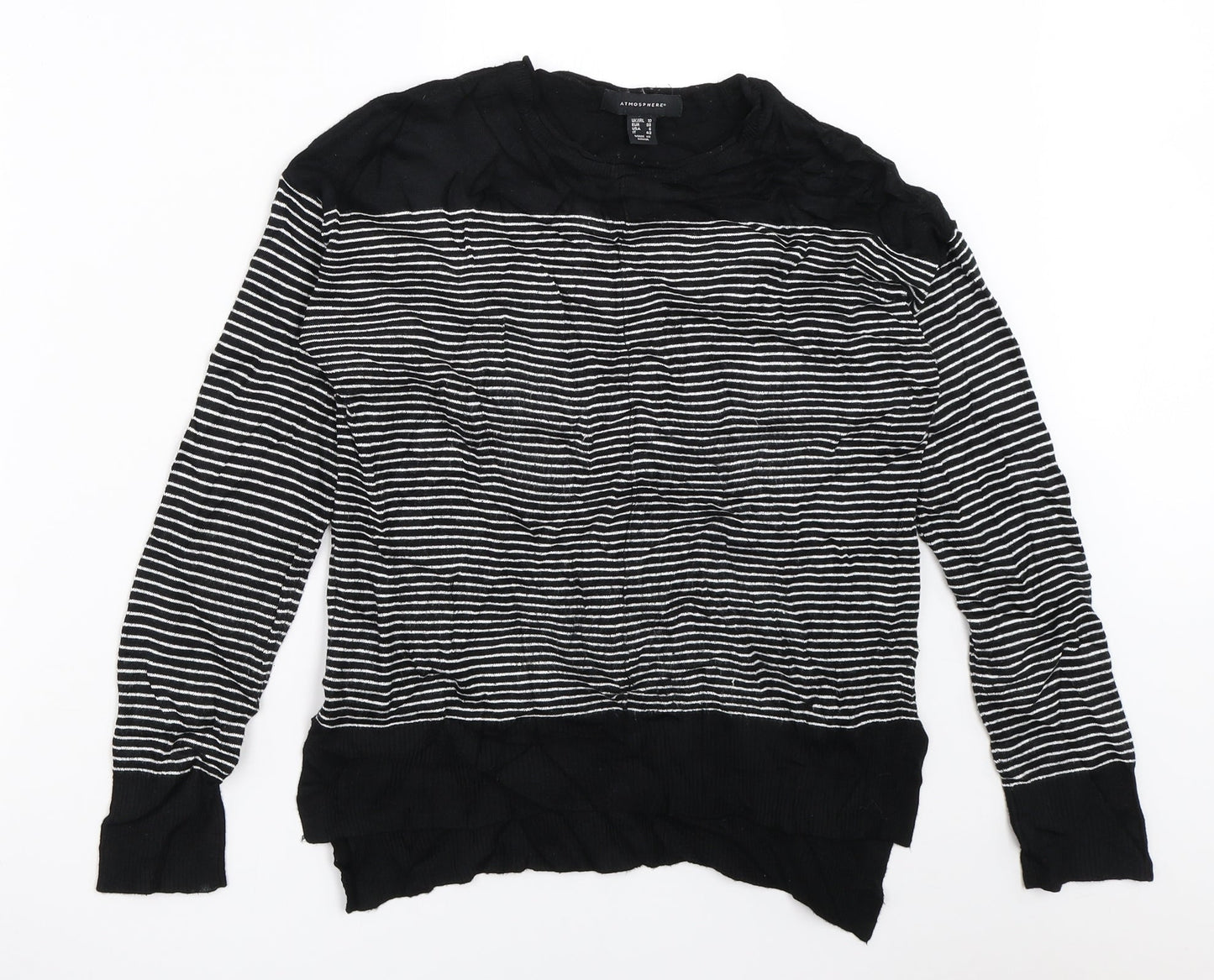 Womens UK Size 10 Atmosphere Black Pullover Jumper