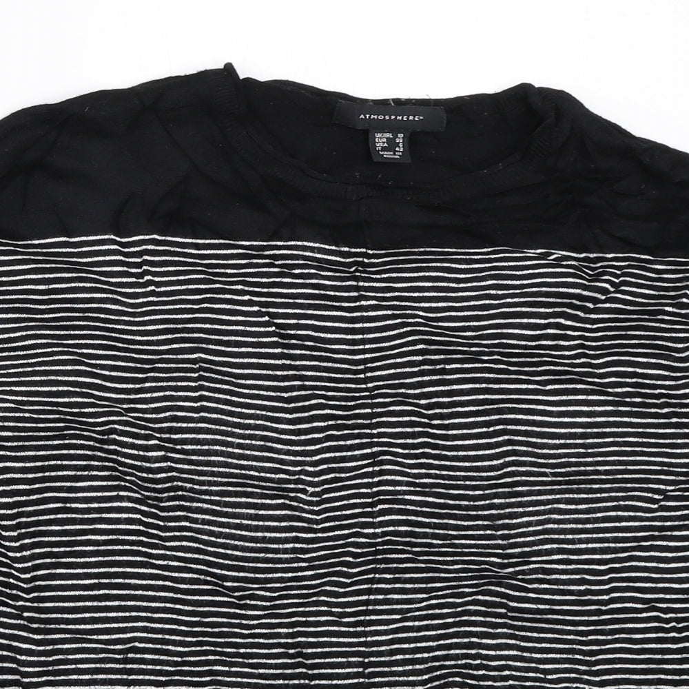 Womens UK Size 10 Atmosphere Black Pullover Jumper