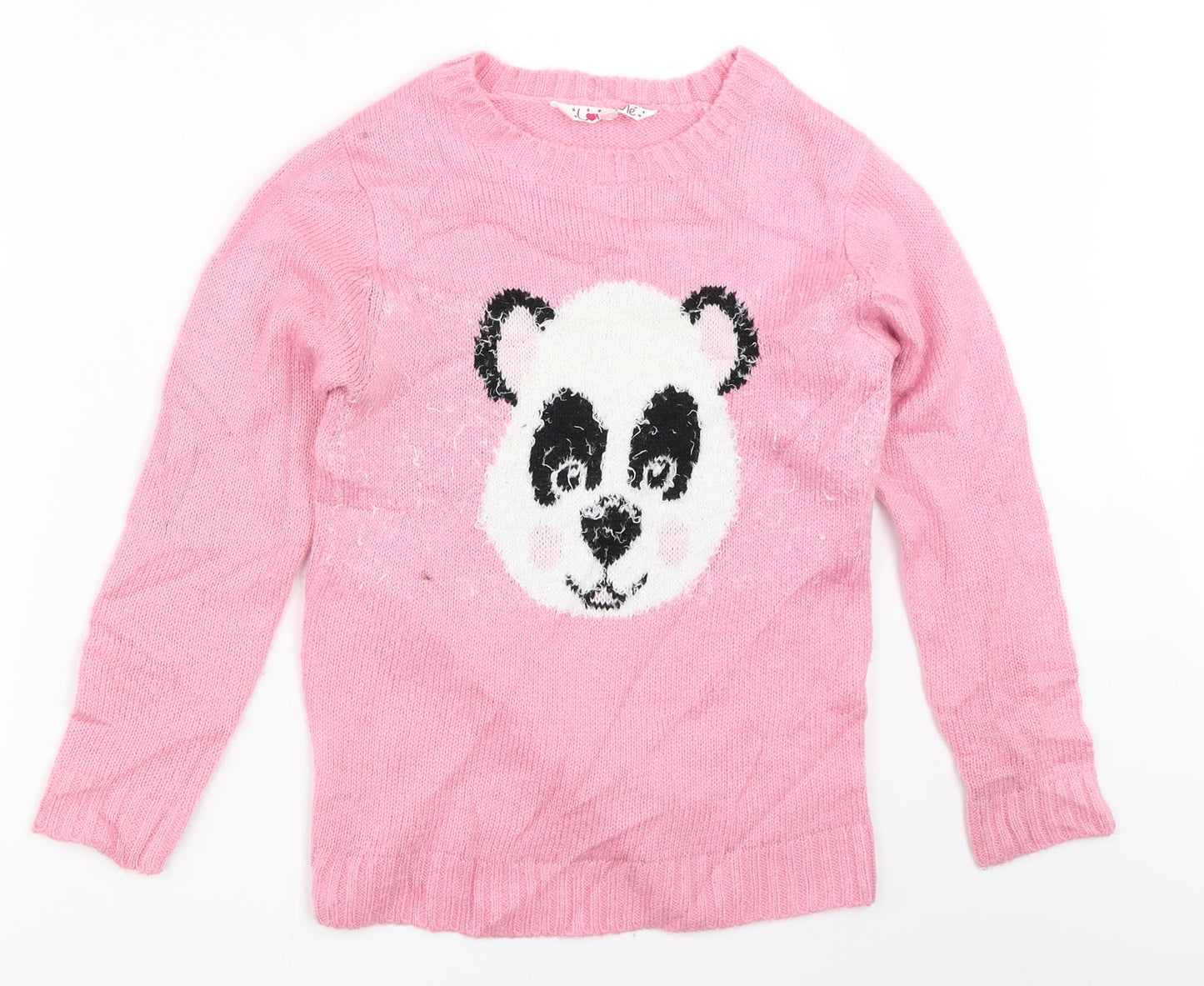 Love Me Girls Pink   Pullover Jumper Size 11-12 Years