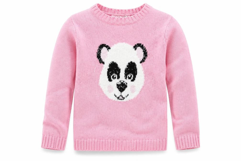 Front view of Love Me girls’ pink jumper, size 11-12, years