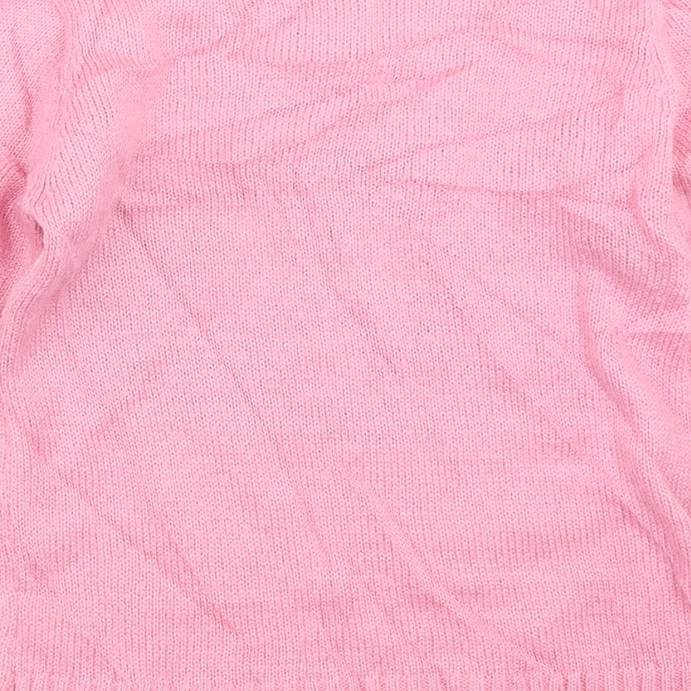 Love Me Girls Pink   Pullover Jumper Size 11-12 Years