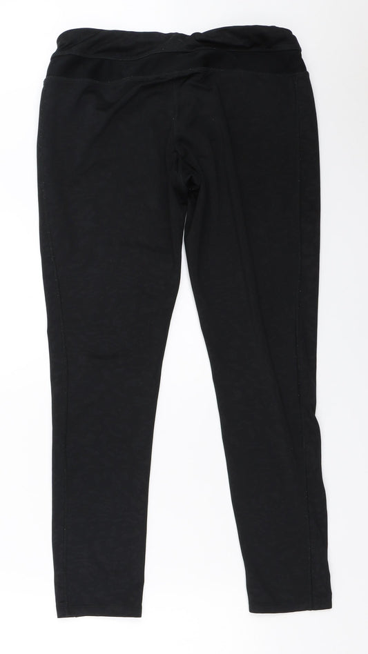 Preworn Womens Black   Capri Leggings Size M L25.5 in