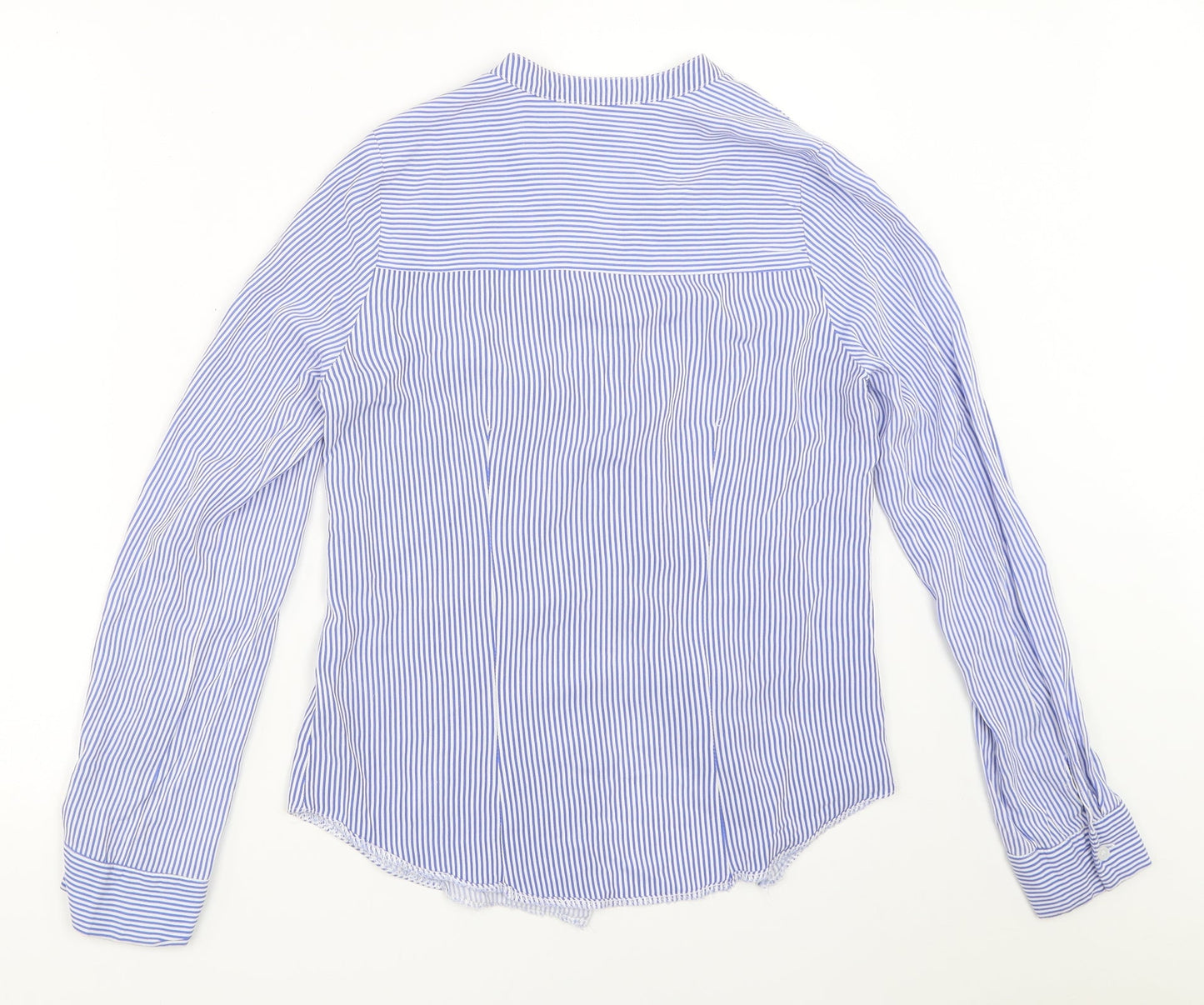 Womens UK Size 6 Atmosphere Blue Basic Button-Up
