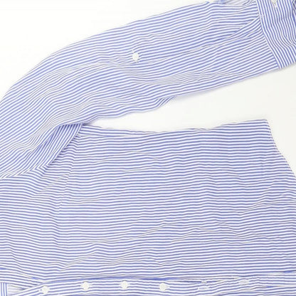 Womens UK Size 6 Atmosphere Blue Basic Button-Up