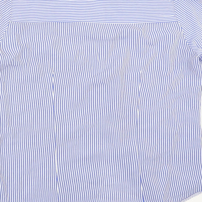 Womens UK Size 6 Atmosphere Blue Basic Button-Up