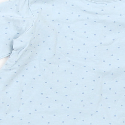 George Girls Blue   Basic T-Shirt Size 0-3 Months