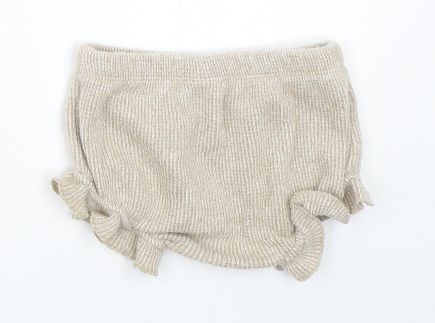 George Girls Beige   Cropped Trousers Size 3-6 Months