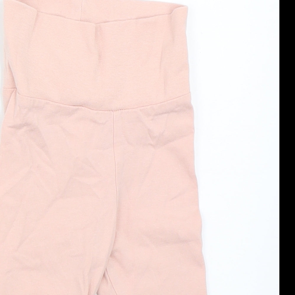 H&M Girls Pink   Capri Trousers Size 3-6 Months
