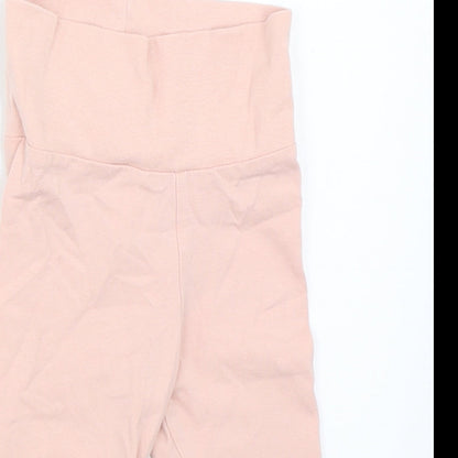 H&M Girls Pink   Capri Trousers Size 3-6 Months