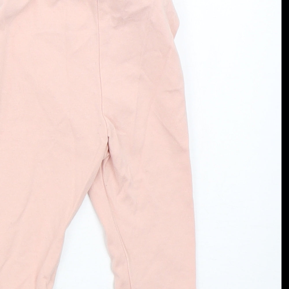 H&M Girls Pink   Capri Trousers Size 3-6 Months