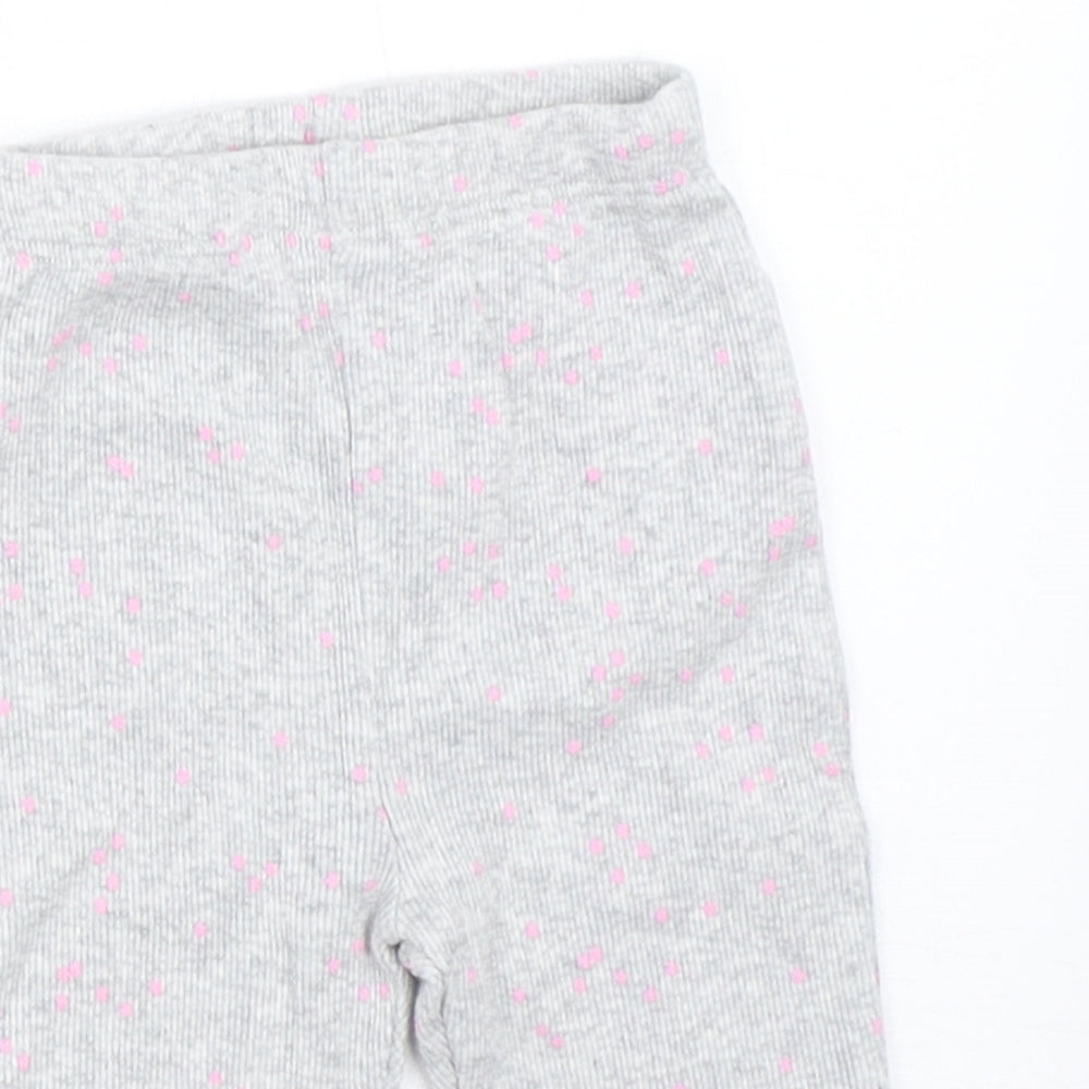 Mothercare Girls Grey   Jogger Trousers Size 0-3 Months