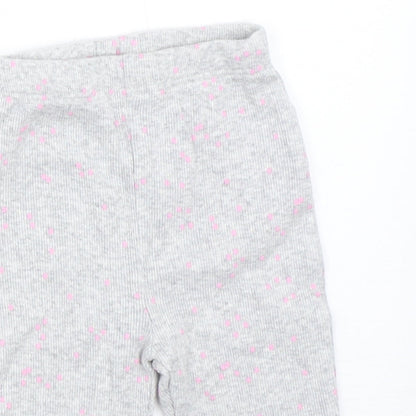 Mothercare Girls Grey   Jogger Trousers Size 0-3 Months
