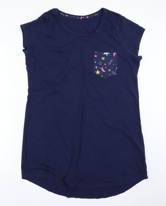 George Womens Blue Solid  Top Dress Size 16
