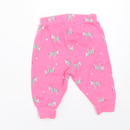 Primark Girls Pink   Jogger Trousers Size 0-3 Months