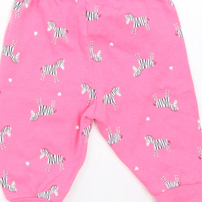 Primark Girls Pink   Jogger Trousers Size 0-3 Months
