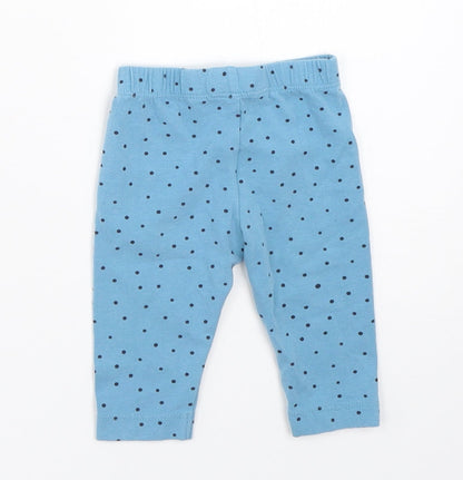 John Lewis Girls Blue   Capri Leggings Size 0-3 Months