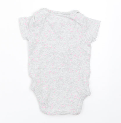 Mothercare Girls Grey   Babygrow One-Piece Size 0-3 Months
