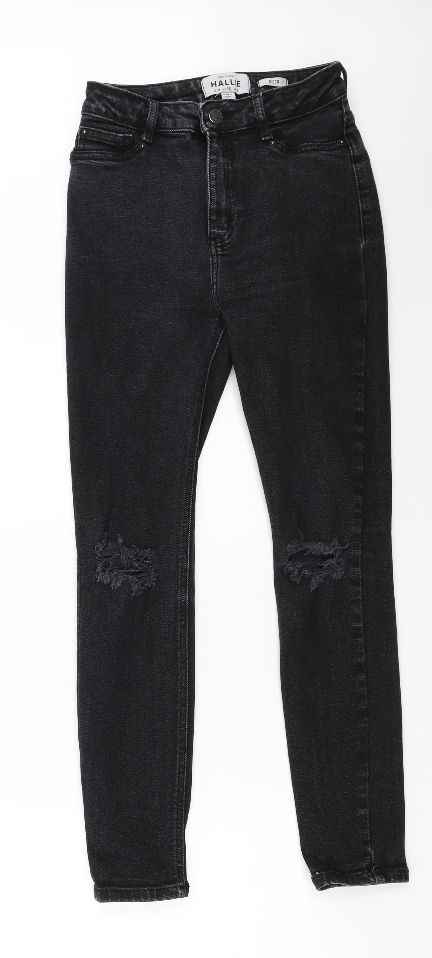 New Look Womens Black  Denim Skinny Jeans Size 8 L26 in
