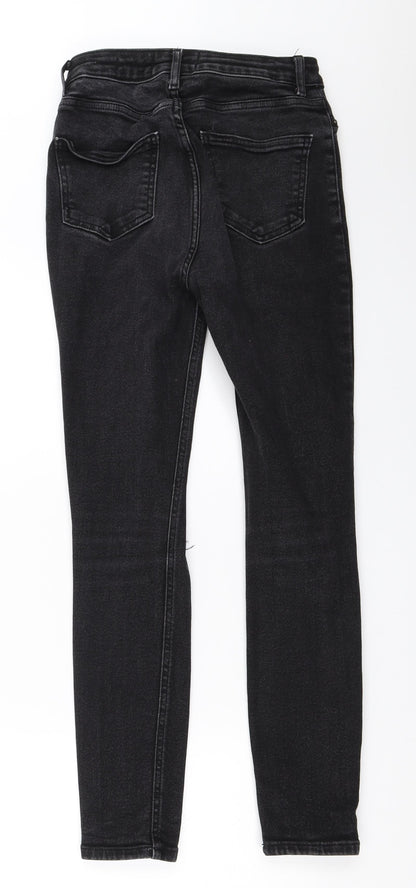New Look Womens Black  Denim Skinny Jeans Size 8 L26 in