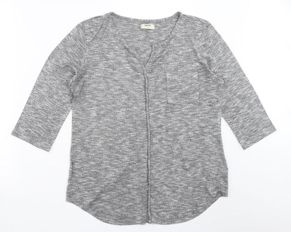 Womens UK Size 16 Papaya Grey Pullover Jumper