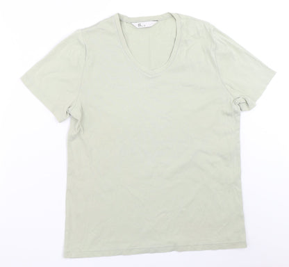 BHS Womens Green   Basic T-Shirt Size 14