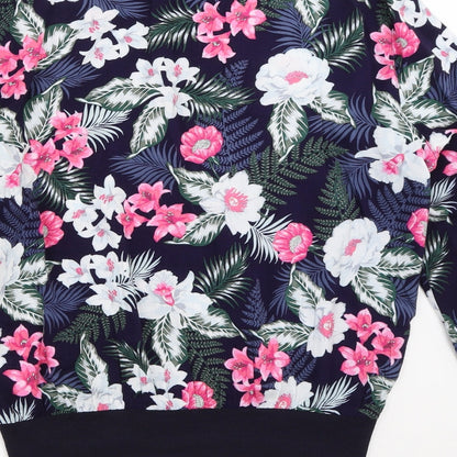 Womens UK Size 10 New Look Blue Bomber Jacket