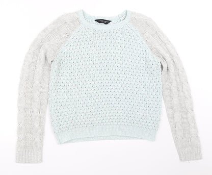 Dorothy Perkins Womens Blue   Pullover Jumper Size 12