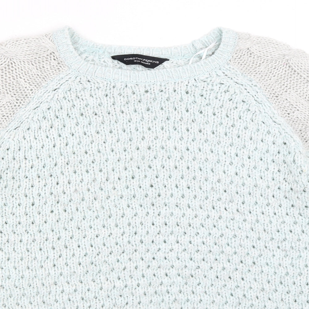 Dorothy Perkins Womens Blue   Pullover Jumper Size 12
