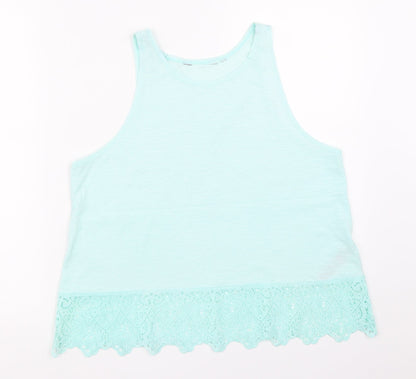 New Look Womens Green   Basic Tank Size 12
