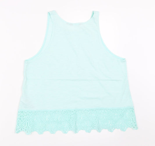 New Look Womens Green   Basic Tank Size 12