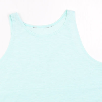Womens UK Size 12 New Look Green Basic Tank