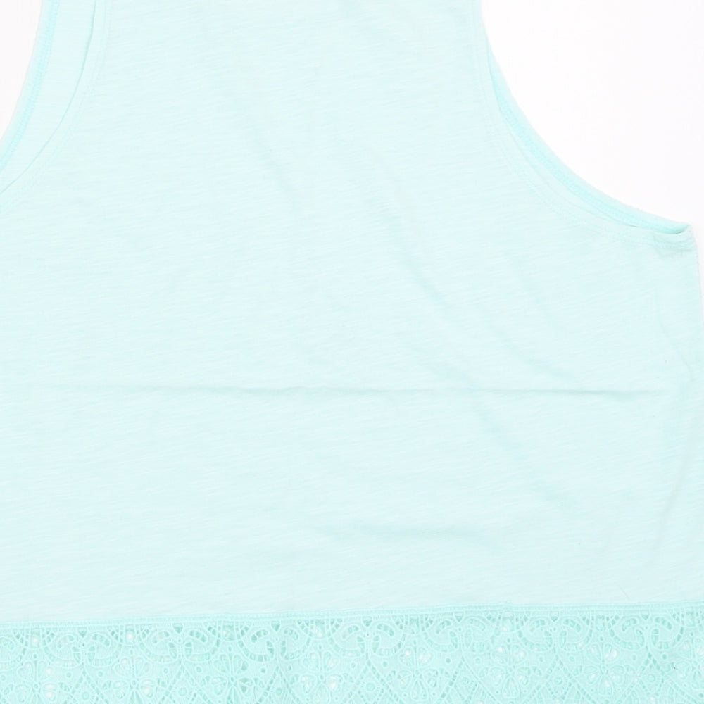 New Look Womens Green   Basic Tank Size 12