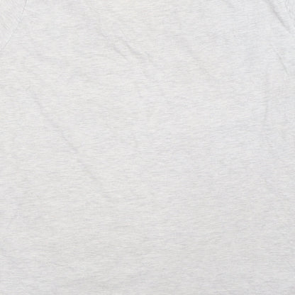 Womens UK Size 18 Very Grey Basic T-Shirt