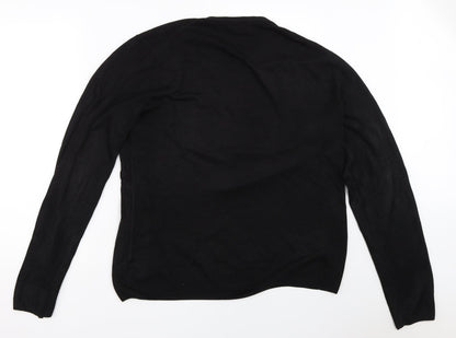 F&F Mens Black   Pullover Jumper Size L