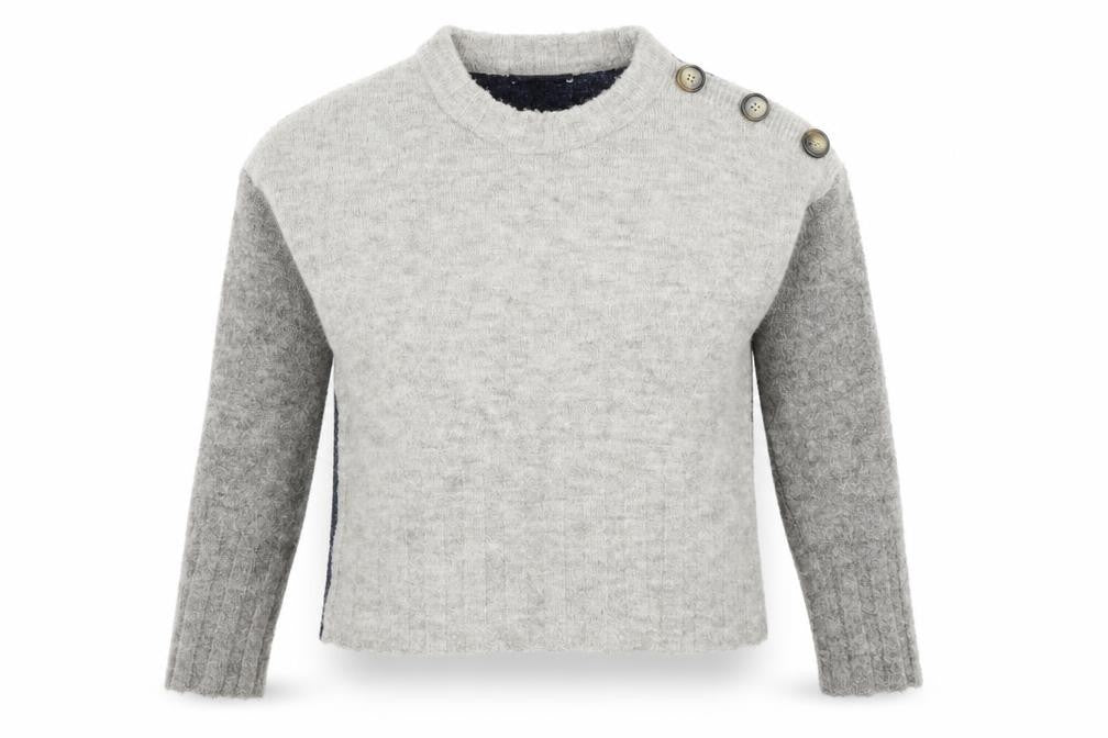 Womens UK Size M Marks and Spencer Grey Pullover Jumper
