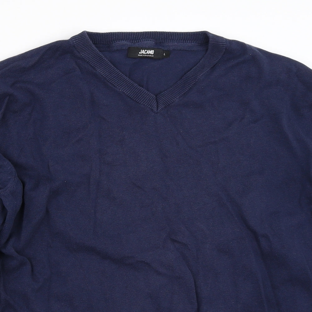 Jacamo Mens Blue   Pullover Jumper Size L