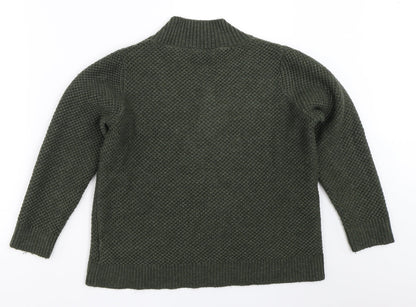 Womens UK Size M Marks and Spencer Green Pullover Jumper