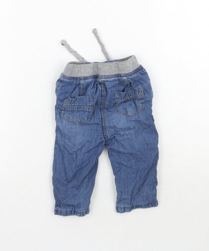 Early days Boys Blue   Cargo Jeans Size 3-6 Months