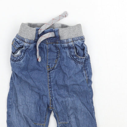 Early days Boys Blue   Cargo Jeans Size 3-6 Months