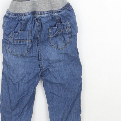 Early days Boys Blue   Cargo Jeans Size 3-6 Months