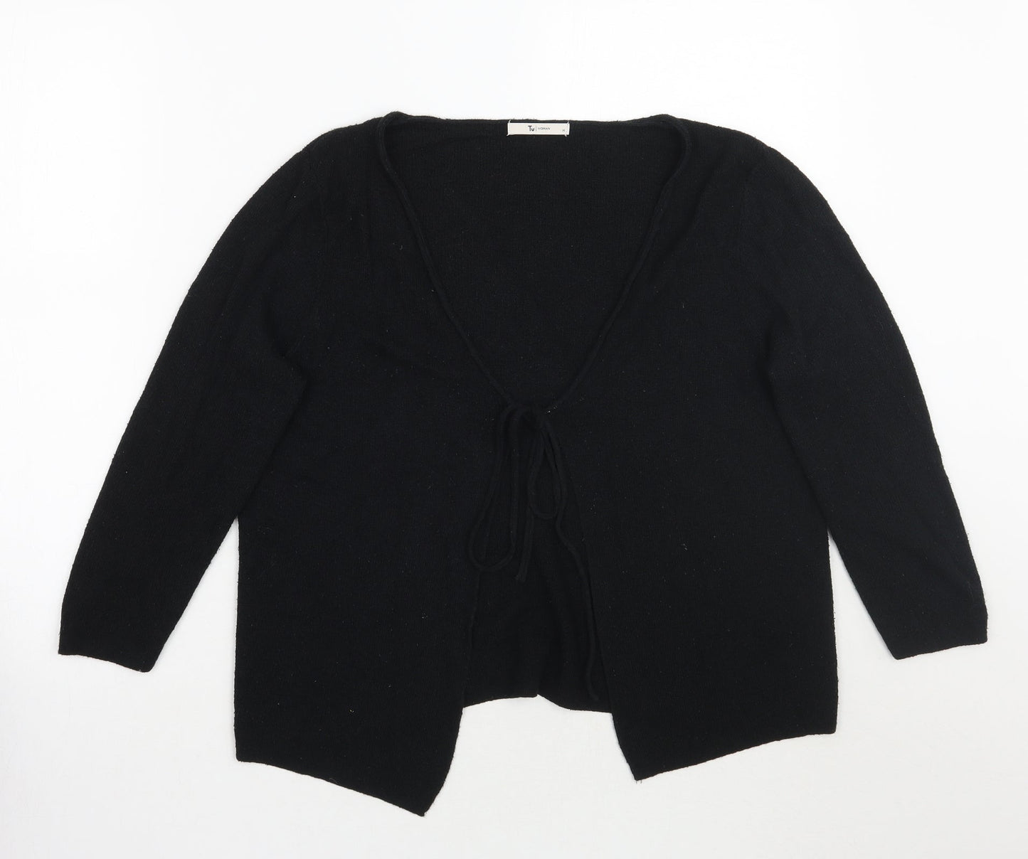 TU Womens Black   Cardigan Jumper Size M