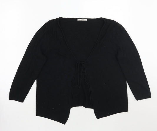 TU Womens Black   Cardigan Jumper Size M