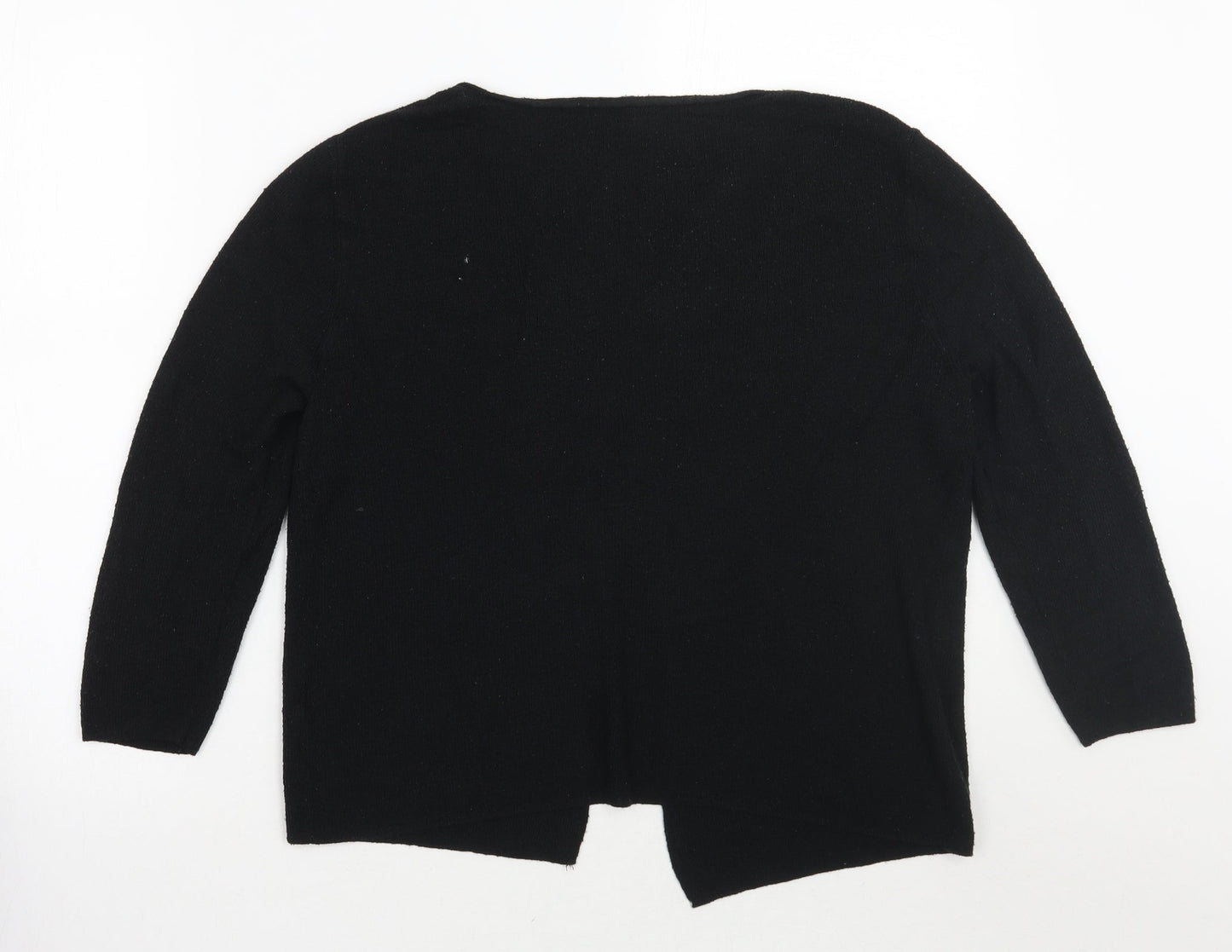 TU Womens Black   Cardigan Jumper Size M