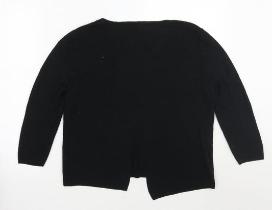 TU Womens Black   Cardigan Jumper Size M