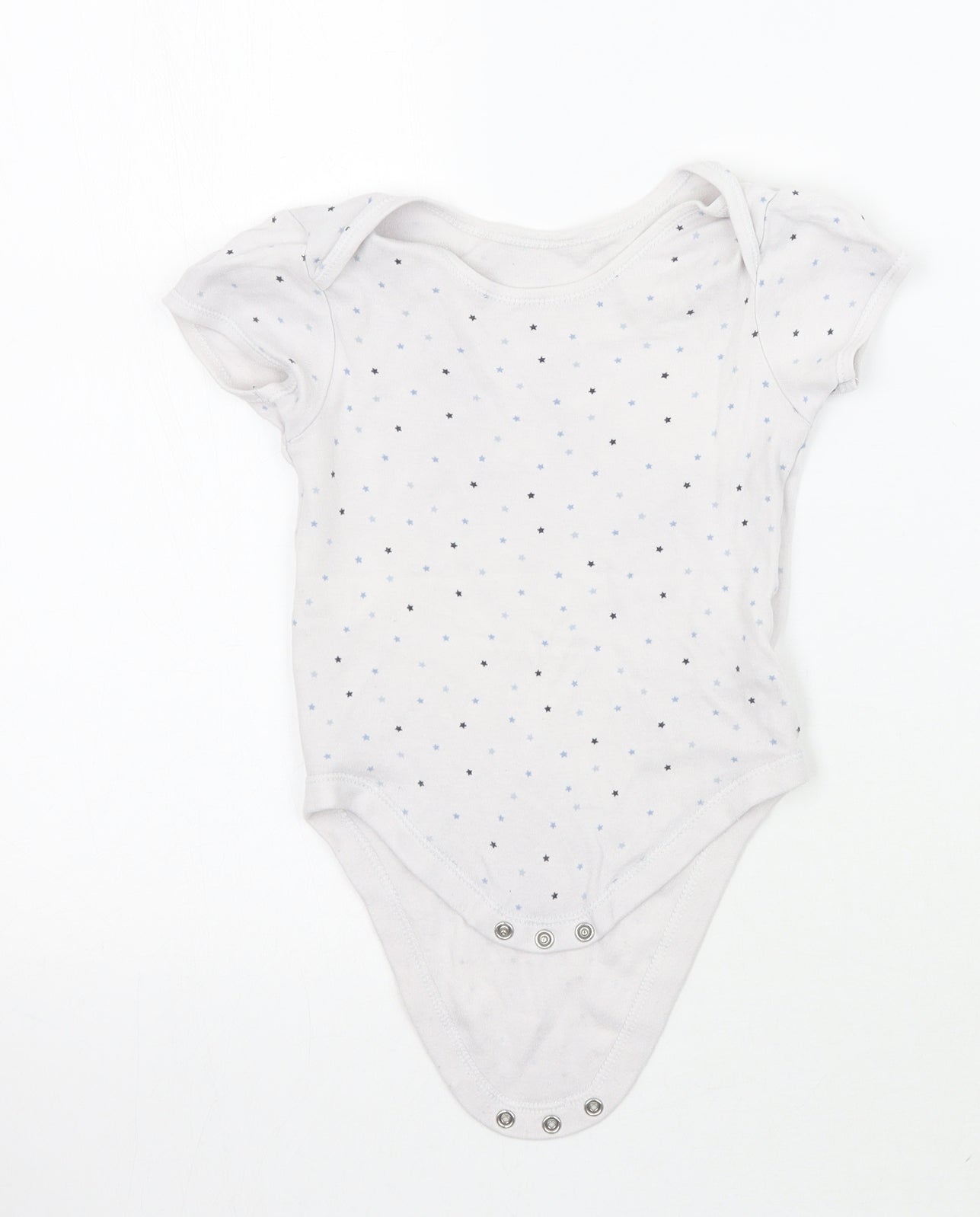 Primark Baby White Geometric  Babygrow One-Piece Size 18-24 Months