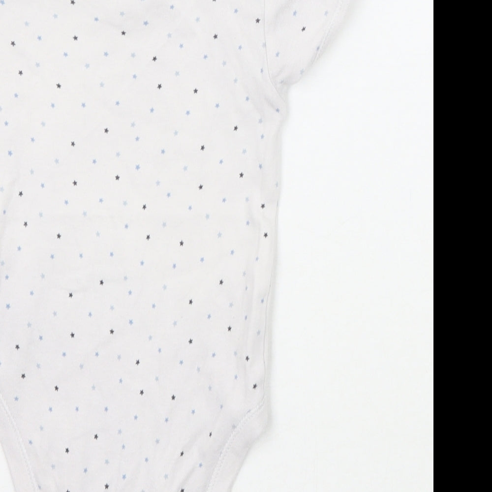 Primark Baby White Geometric  Babygrow One-Piece Size 18-24 Months