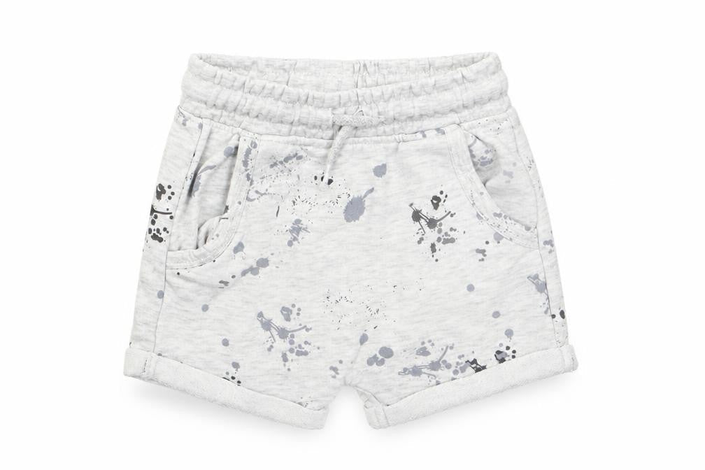 Front view of George boys’ grey geometric cropped trousers, size 12-18, months